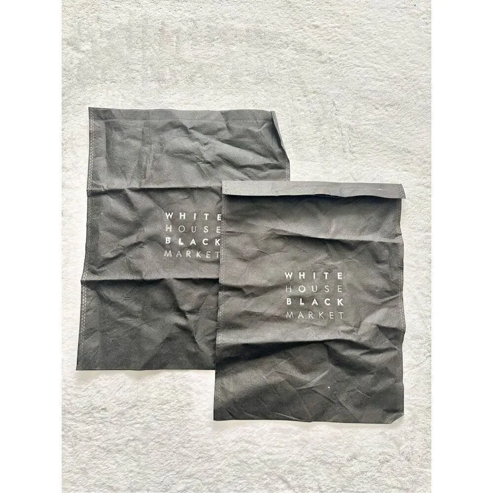 White House Black Market dust bags set of 2 ￼